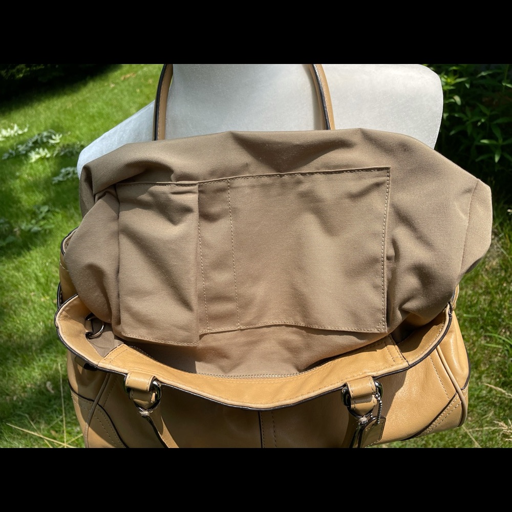 Coach’s Vintage Tan Belted Genuine Leather Satchel - Picture 16 of 16